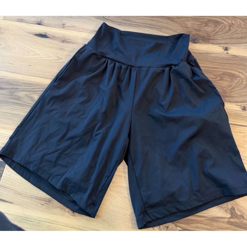Halara High Waisted 2-in-1 Flowy Split Shorts with Built-In Biker Shorts